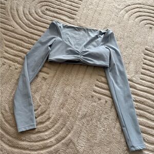 CSB dusty blue long sleeve top